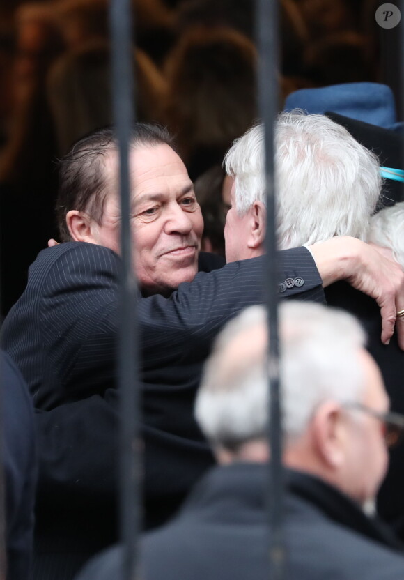 Erwan Toularastel - Obsèques de Michou de l'église Saint-Jean de Montmartre à Paris. Le 31 janvier 2020