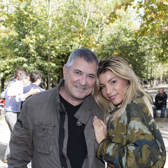 Exclusif - Jean-Marie Bigard et sa femme Lola Marois - Trophée des personnalités au profit de l'association "Make a Wish" au jardin du Luxembourg à Paris le 18 septembre 2019. La fondation Make-A-Wish est une association dont le but est d'exaucer le voeu d'enfant © Jack Tribeca/Bestimage