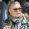 Exclusif - Fergie sort d'un dîner au Fresco à Los Angeles le 10 juillet 2019.