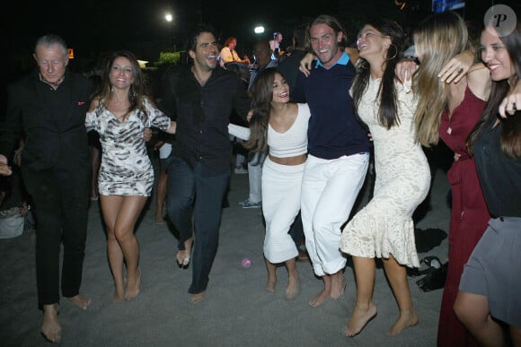 Joel Schumacher, Eli Roth, Vanessa Hudgens, Lucila Sola, Camila Morrone - Soiree a l'hotel Miramare and Castello lors du festival d'Ischia, le 18 juillet 2013.