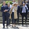 Le Président de la République Emmanuel Macron et sa femme la Première Dame Brigitte Macron sont allés voter à la Mairie du Touquet-Paris-Plage lors du second tour des élections municipales, le 28 juin 2020. © Eliot Blondet/Pool/Bestimage