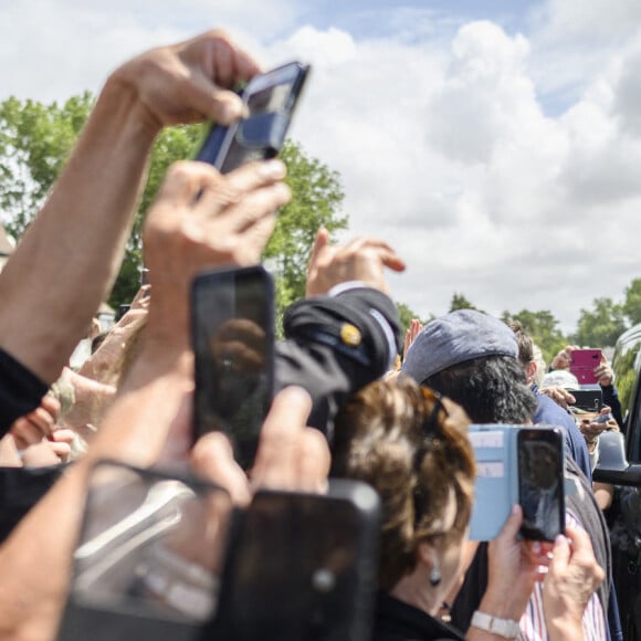 Le Président de la République Emmanuel Macron et sa femme la Première Dame Brigitte Macron sont allés voter à la Mairie du Touquet-Paris-Plage lors du second tour des élections municipales, le 28 juin 2020. © Eliot Blondet/Pool/Bestimage