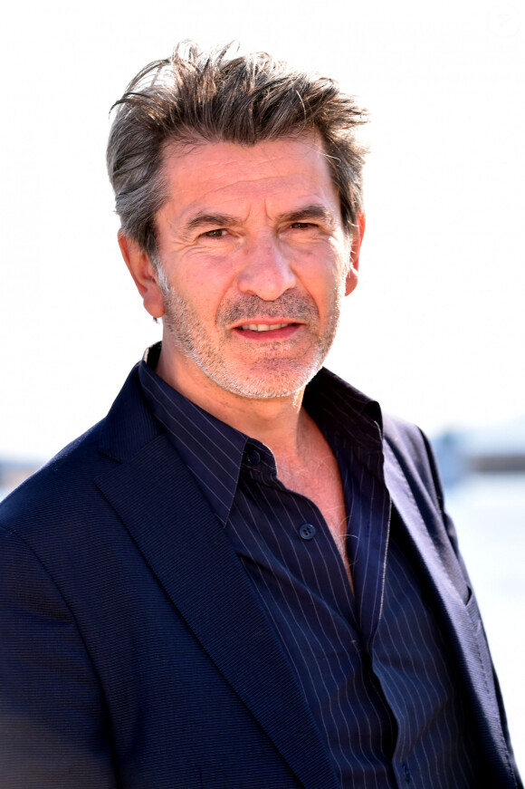 Fred Bianconi lors du photocall de la série "Engrenages" lors du MIP TV 2017 à Cannes le 3 avril 2017. © Bruno Bebert / Bestimage