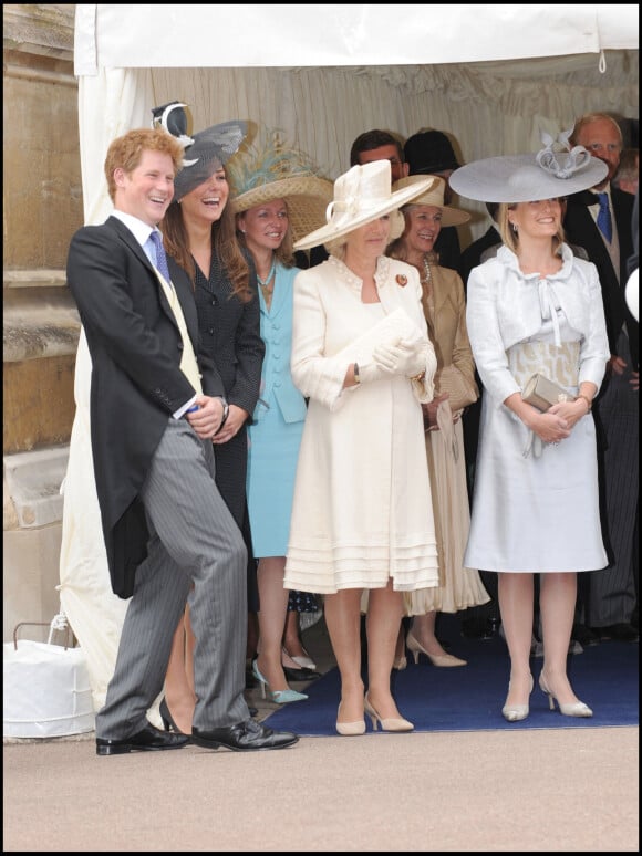 Le prince Harry et Kate Middleton à Windsor en 2008.