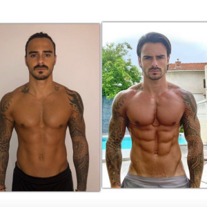 Benjamin Samat (Les Marseillais) dévoile un avant/après impressionnant sur Instagram de sa transformation physique - 30 juin 2020
