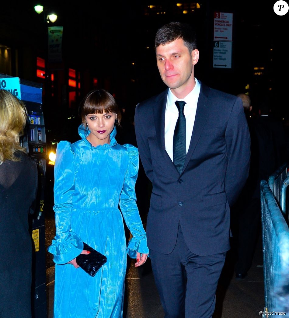 Christina Ricci et James Heerdegen à New York le 6 avril 2019 pour la