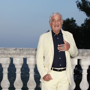 Exclusif - P Rendez-vous avec Jean-Paul Belmondo lors du mariage du footballeur Sébastien Frey avec Petra au Château Saint Georges à Grasse le 29 juin 2019. © Denis Guignebourg/Bestimage