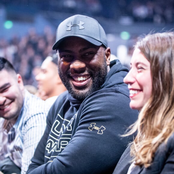 Exclusif - Teddy Riner - People au spectacle de Malik Bentalha "Encore" au Dôme de Paris - Palais des Sports à Paris le 20 février 2020. © Cyril Moreau/Bestimage