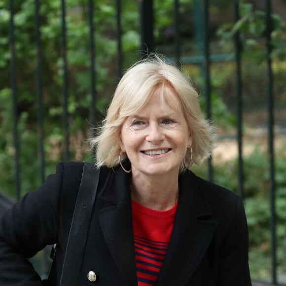 Catherine Ceylac - Hommage à Guy Bedos en l'église de Saint-Germain-des-Prés à Paris le 4 juin 2020.