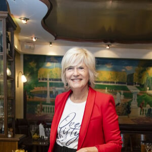 Exclusif - Catherine Ceylac lors du lancement du livre "A l'amour, à la vie" écrit par Catherine Ceylac (Ed. Flammarion) au Café Tournon à Paris, le 23 octobre 2019. © Pierre Perusseau/Bestimage