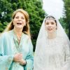 Mariage de la princesse Raiyah de Jordanie avec le Britannique Faris Ned Donovan, petit-fils de l'écrain Roald Dahl, en Angleterre, le 7 juillet 2020. La reine Noor de Jordanie, la mère de la mariée, a assisté à la cérémonie intime.