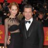 Josh Brolin et sa fiancée Kathryn Boyd - Tapis rouge du film "Hail Caesar!" lors du 66ème Festival International du Film de Berlin, la Berlinale, le 11 février 2016.