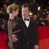 Josh Brolin et sa fiancée Kathryn Boyd - Tapis rouge du film "Hail Caesar!" lors du 66ème Festival International du Film de Berlin, la Berlinale, le 11 février 2016.