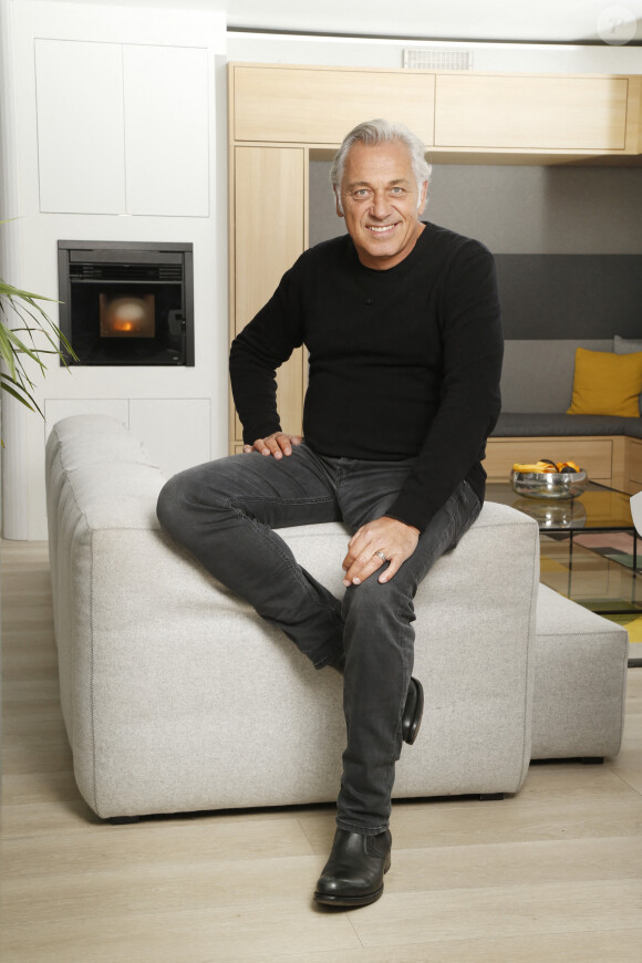 Stéphane Thebaut lors du tournage de l'émission "La maison France 5" à Strasbourg le 6 octobre 2017.
