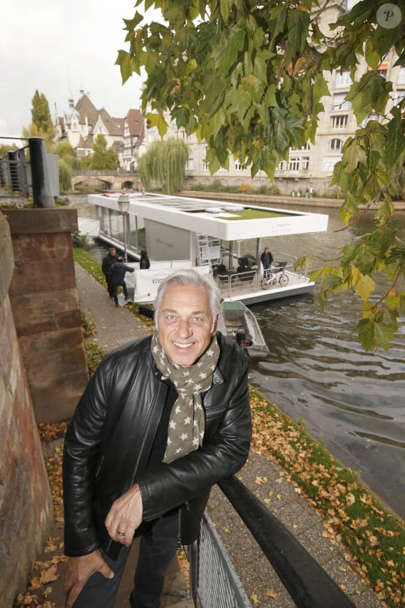 Stéphane Thebaut lors du tournage de l'émission "La maison France 5" à Strasbourg le 6 octobre 2017.