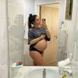 Coralie Porrovecchio quand elle était enceinte, photo postée le 26 juin 2020, sur Instagram