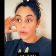Coralie Porrovecchio dévoile ses vergetures sur Snapchat, le 8 juillet 2020