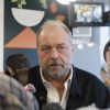 Maître Eric Dupond-Moretti (avocat, son conseil en France) - Conférence de presse des avocats de Julian Assange à l'espace "Morning Sentier" à Paris, le 20 février 2020. Julian Assange est actuellement incarcéré à la prison de haute sécurité de Belmarsh, son état de santé est très pré-occupant. © Christophe Clovis / Bestimage
