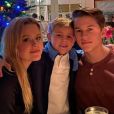 Ava, Deacon et Tennessee, les trois enfants de Reese Witherspoon. Instagram. Le 26 décembre 2019.