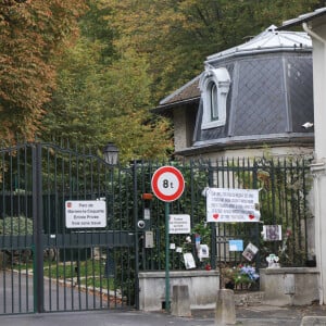 La maison de Johnny Hallyday à Marnes-la-Coquette, le 7 octobre 2018.