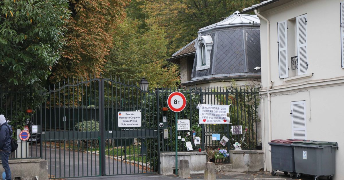 La maison de Johnny Hallyday à MarneslaCoquette, le 7 octobre 2018. Purepeople