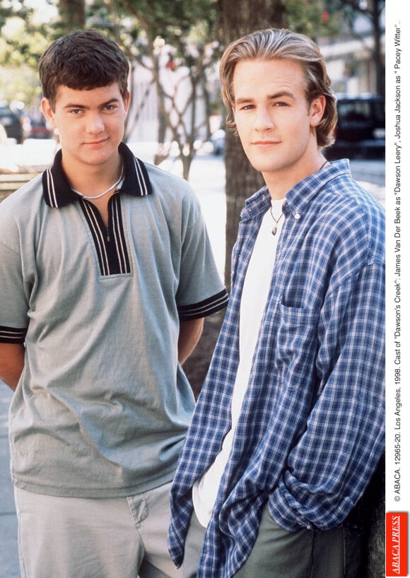 Joshua Jackson et James Van Der Beek, les héros de la série "Dawson" (Dawson's Creek), en 1998.