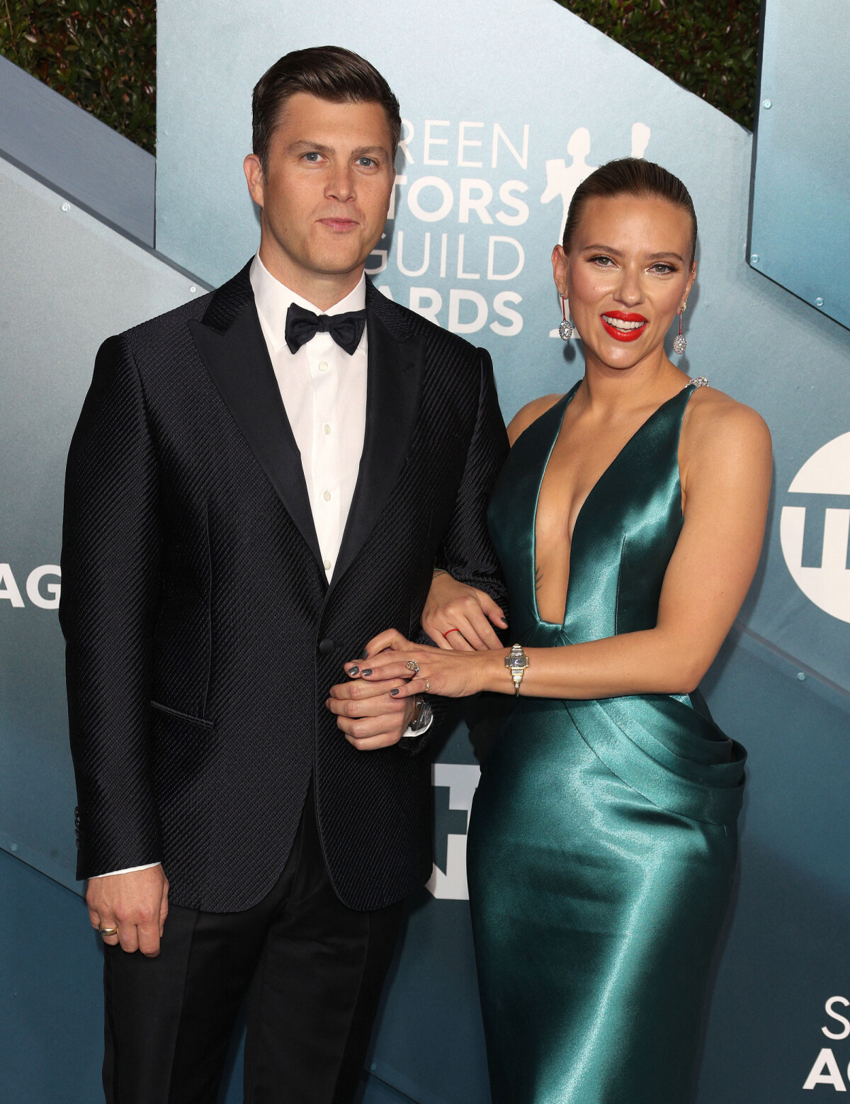 Photo Scarlett Johansson Et Son Fiancé Colin Jost 26e Cérémonie