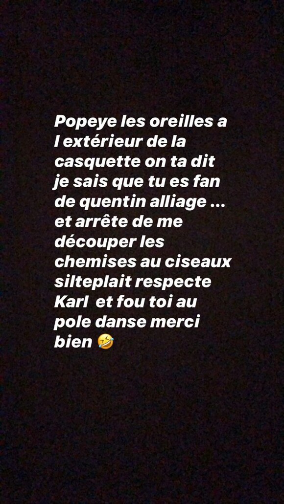 Julien Guirado insulte Gaulthier et ses soeurs sur Instagram le 17 juillet 2020.