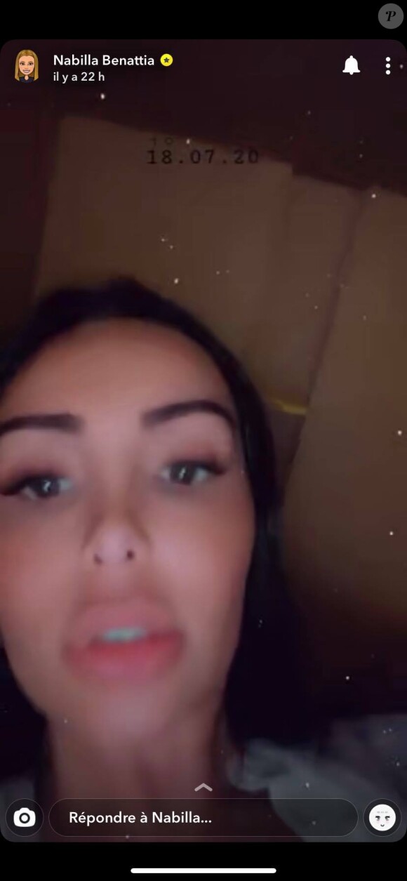 Nabilla et Thomas Vergara en plein déménagement, le 18 juillet 2020.
