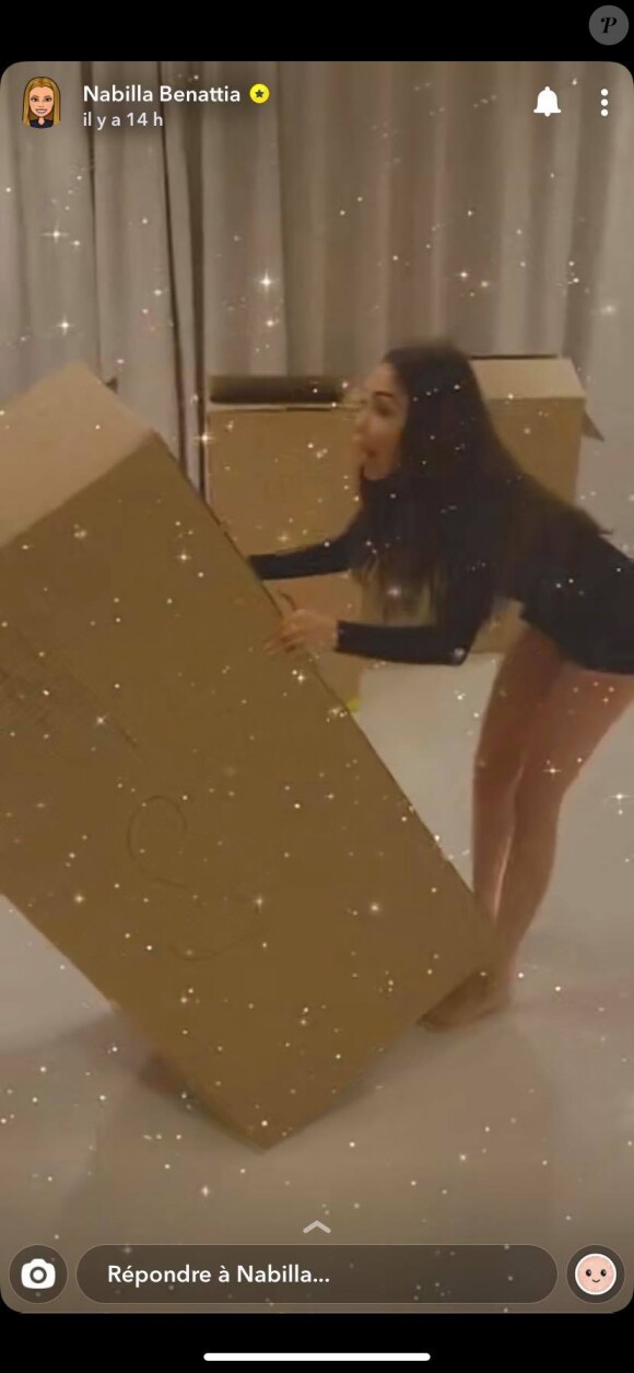 Nabilla et Thomas Vergara en plein déménagement, le 18 juillet 2020.