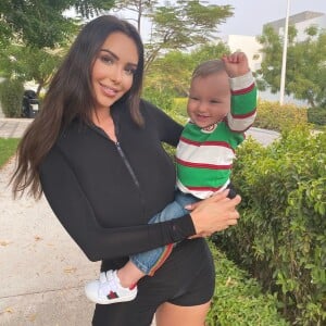 Nabilla et son fils Milann, le 18 juillet 2020 sur Instagram.