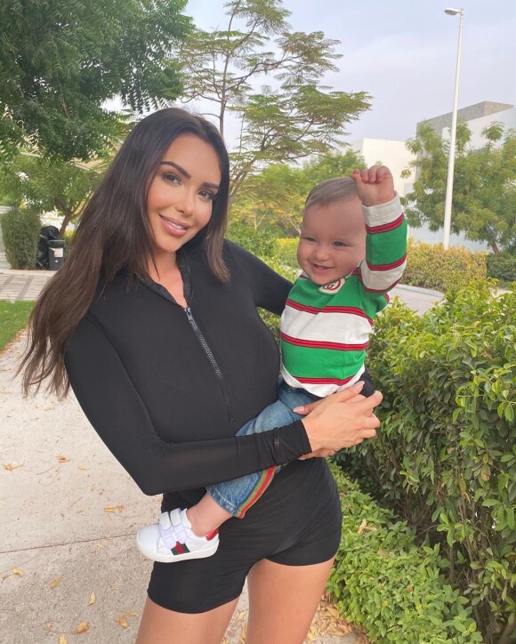 Nabilla et son fils Milann, le 18 juillet 2020 sur Instagram.