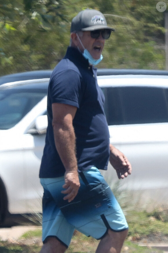 Mel Gibson lors d'une altercation dans la rue à Malibu le 12 juillet 2020.