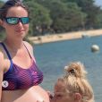 Elodie Gossuin dévoile sur Instagram que sa soeur est enceinte. Juillet 2020.