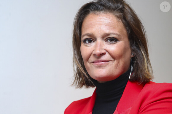 Olivia Grégoire, députée LREM de la 12ème circonscription de Paris, fait une apparition dans l'émission de LCP Politique à table à Paris le 22 janvier 2020. © Gwendoline Le Goff / Panoramic / Bestimage