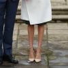 Le Prince Harry et Meghan Markle posent à Kensington palace après l'annonce de leur mariage au printemps 2018 à Londres le 27 novembre 2017.