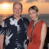 Le prince Albert de Monaco, son épouse Charlene et leurs deux enfants Jacques et Gabriella (5 ans), le 2 juillet 2020, jour des 9 ans de mariage du couple souverain.