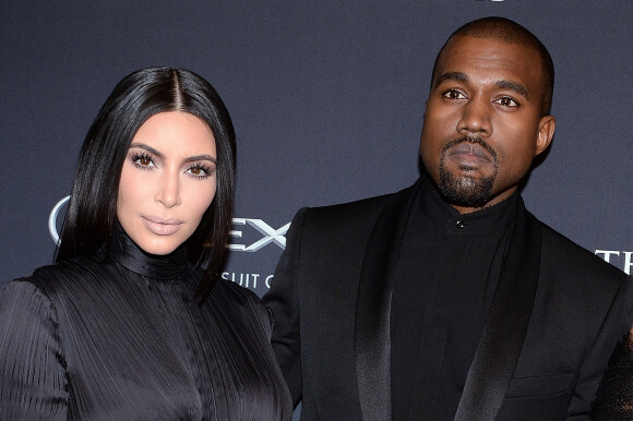 Kim Kardashian et Kanye West le 24 janvier 2015 à Washington DC. 