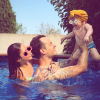 Hugo Clément avec sa belle-fille Ava et sa fille Jim - Instagram, 2 août 2020