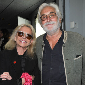 Véronique Sanson et son compagnon Christian Meilland - Générale du nouveau spectacle "Muriel Robin et Pof !" au Palais des Sports à Paris le 3 octobre 2019. © Coadic Guirec/Bestimage