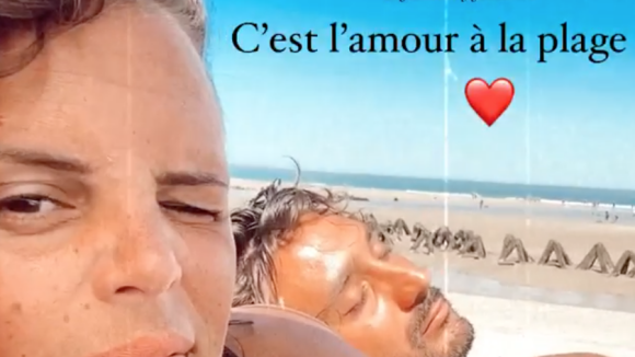 Laure Manaudou détendue : "L'amour à la plage" avec Jérémy Frérot