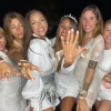 Wafa (Koh-Lanta, Mamans & Célèbres) lors de son enterrement de vie de jeune fille à Ibiza - juillet 2020