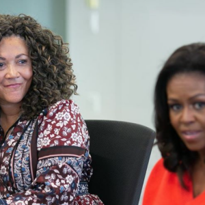 Michelle Obama et Michele Norris. Août 2020.