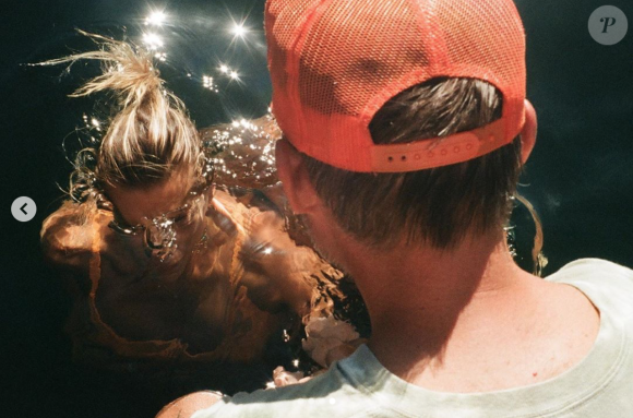 Justin Bieber et son épouse Hailey Baldwin se sont fait baptiser. Août 2020.