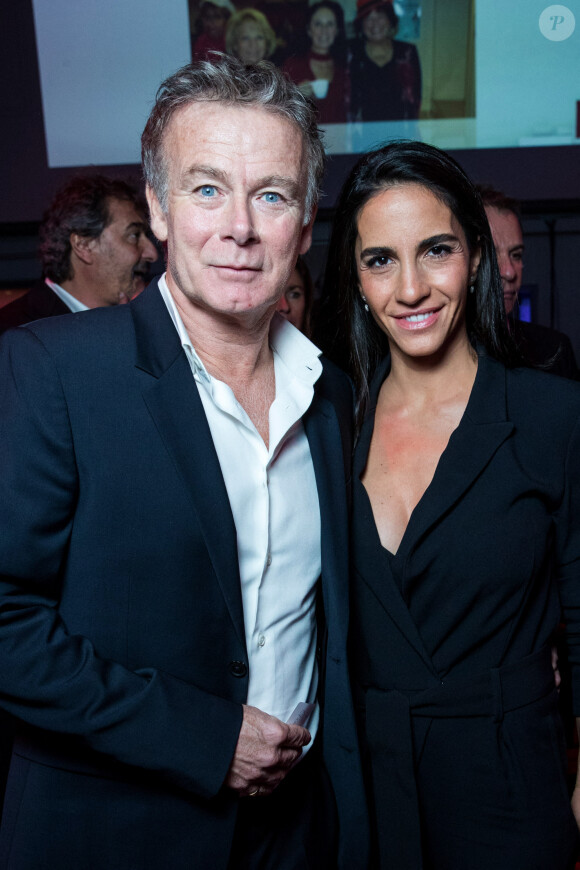 Exclusif - Franck Dubosc et sa femme Danièle - Soirée caritative des parrains de l'Appel national pour la Tsedaka au Pavillon Gabriel parrainnée cette année par M. Drucker à Paris le 1er décembre 2019. © Coadic Guirec-Cyril Moreau/Bestimage 