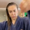 Alyssa Milano a partagé une vidéo d'elle pour montrer sa perte de cheveux à cause du coronavirus, sur Twitter, le 9 août 2020.