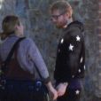 Exclusif - Ed Sheeran et sa femme Cherry Seaborn ont passé le Nouvel An dans leur maison proche de Pérouse, Ombrie, Italie, le 1er janvier 2020.