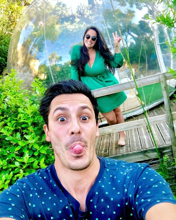 Marlène de "Mariés au premier regard 2019" et Sébastien posent sur Instagram, le 28 juillet 2020