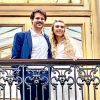 Paul Belmondo a partagé cette photo du pacs de son fils Alessandro avec sa chérie Méline, le 14 août 2020 à Paris.