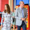 Le prince William et Kate Middleton en visite en Galles du Sud, le 5 août 2020.
